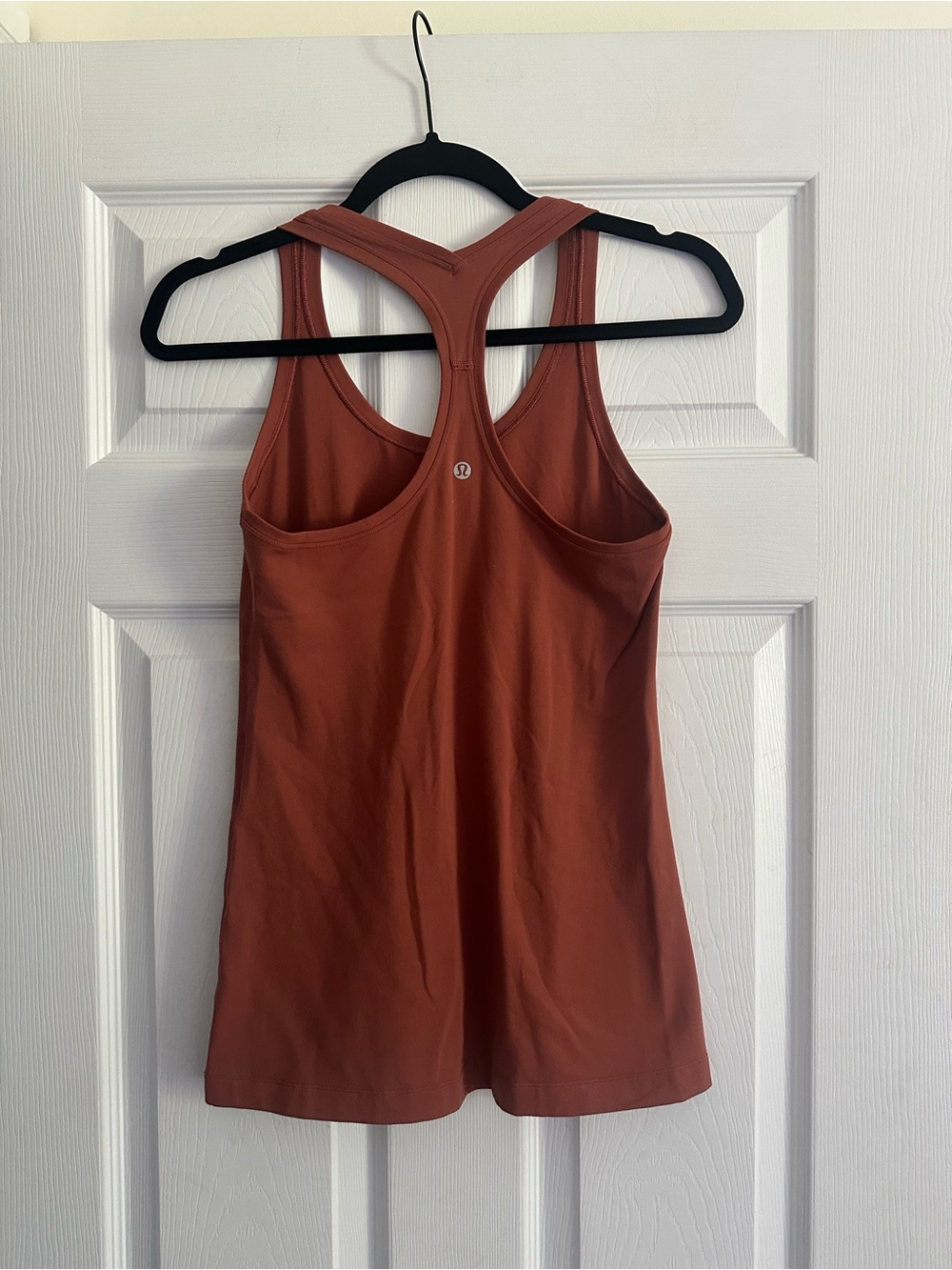 Size 6 Lululemon Women’s Y-Back Racerback Tank Rust Orange - Picture 4 of 6